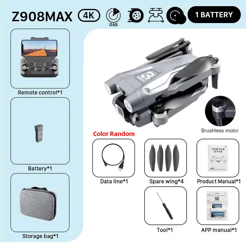 KBDFA MINI Z908Pro Max 4K Drone