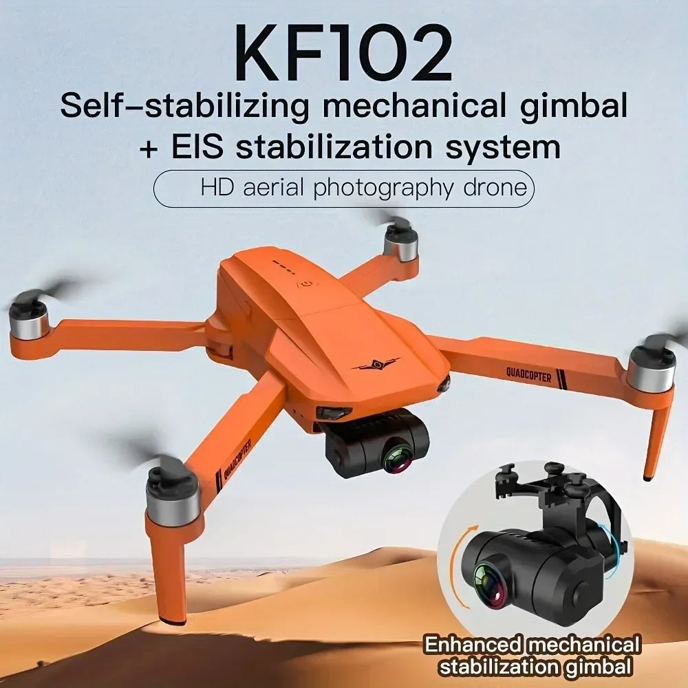 KF102 GPS 4K Drone with Dual Camera & Gimbal