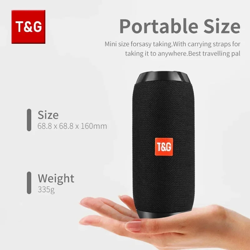 TG117 Portable Bluetooth Boombox Speaker