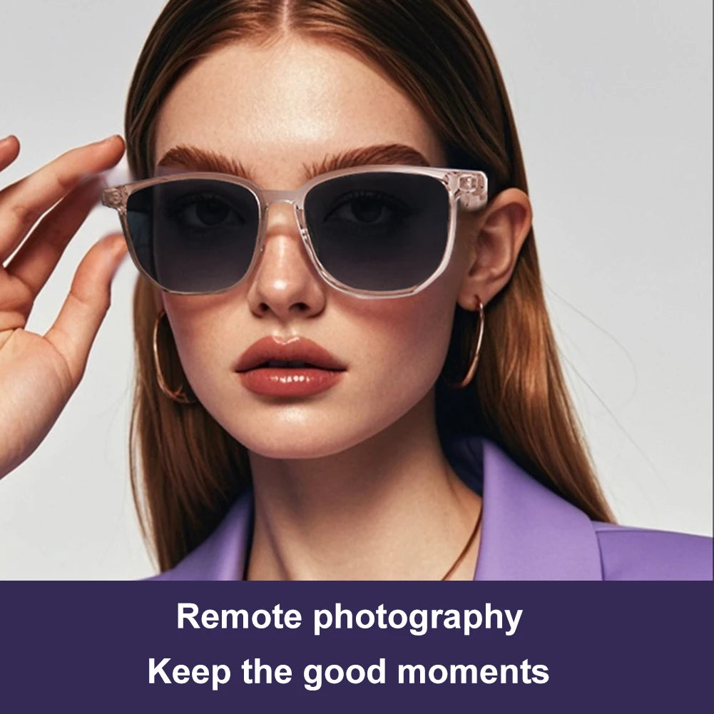 Smart Bluetooth Sunglasses with Open-Ear Audio