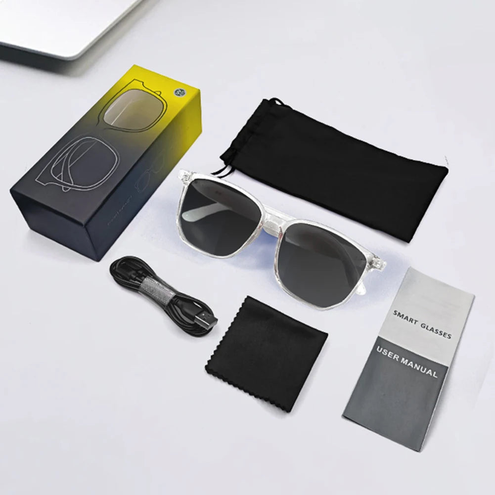 Smart Bluetooth Sunglasses with Open-Ear Audio