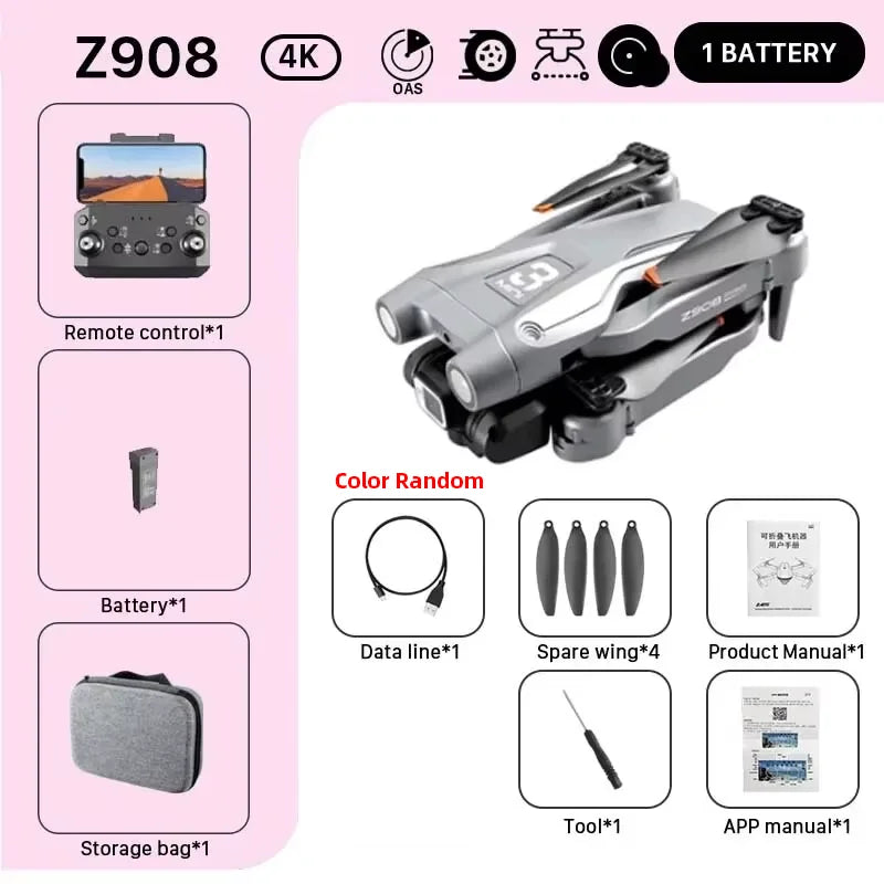 KBDFA MINI Z908Pro Max 4K Drone