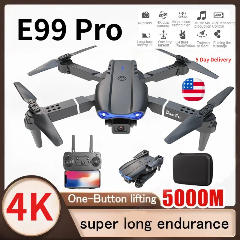 E99 Pro 4K Foldable RC Drone