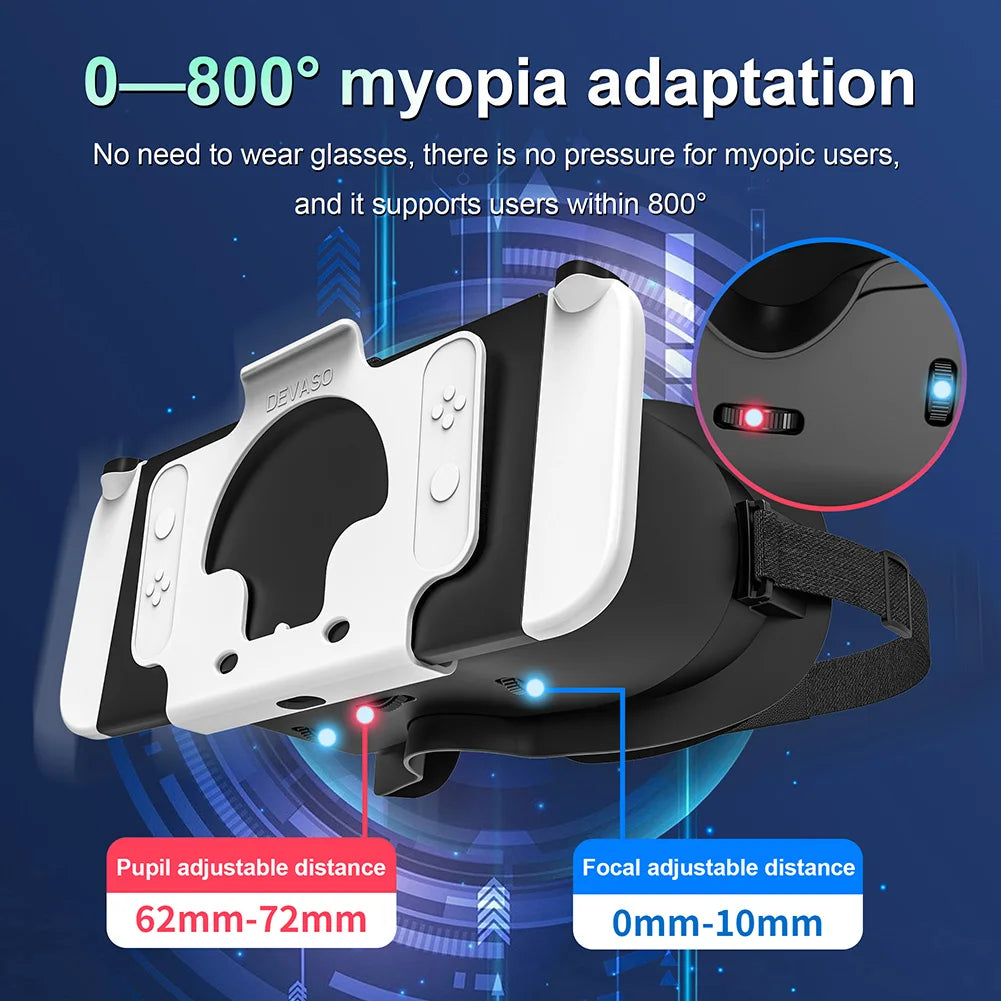 VR Headset 3D Glasses for Switch OLED