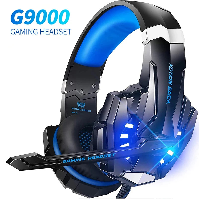 G9000 Gaming Headset with Mic & LED Lights